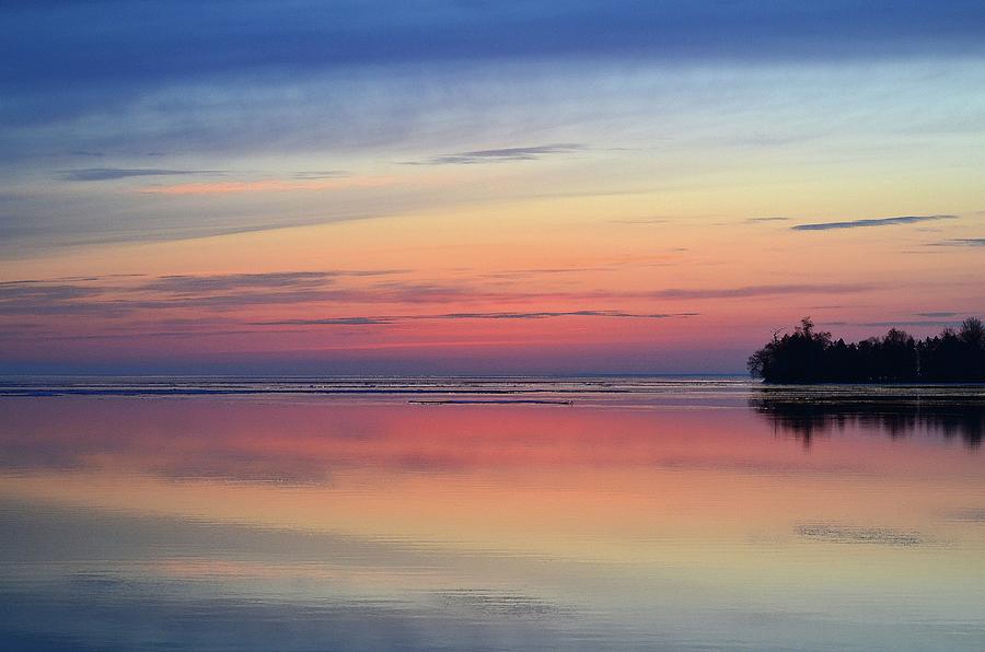 Dawn At Big Bay Point Two  #1 Digital Art by Lyle Crump