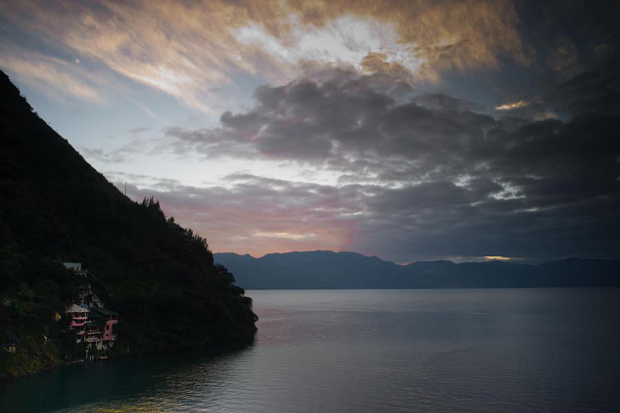 Dawn At Casa De Mundo Lake Atitlan 1 Photograph