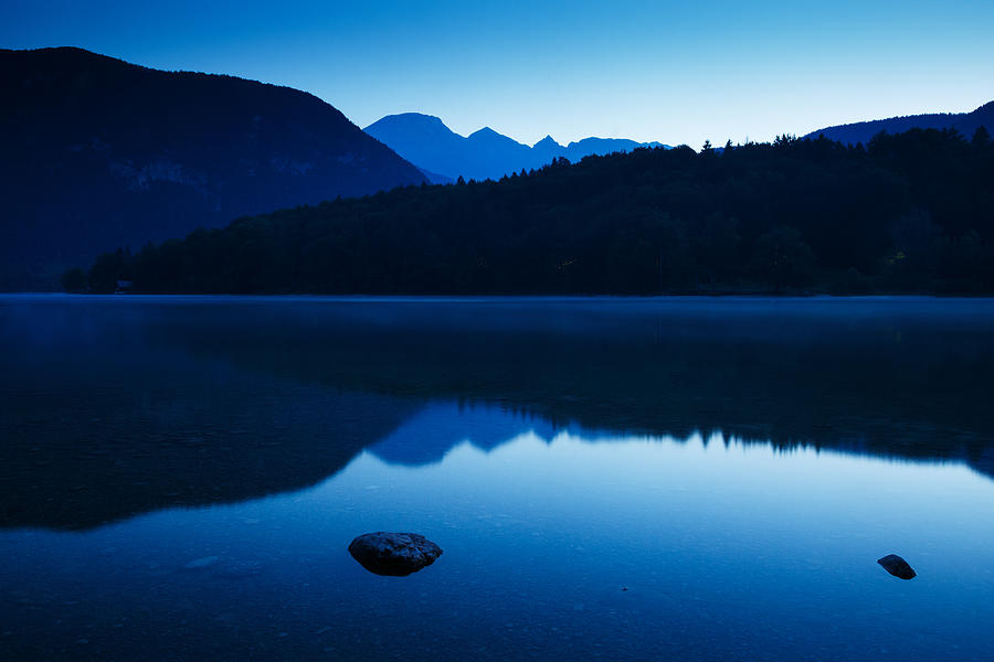Dawn at Lake Bohinj in Slovenia #1 Photograph by Ian Middleton