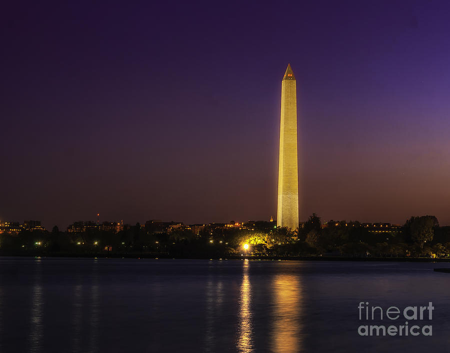 Dawn at the Washington Monument #1 Photograph by Nick Zelinsky Jr