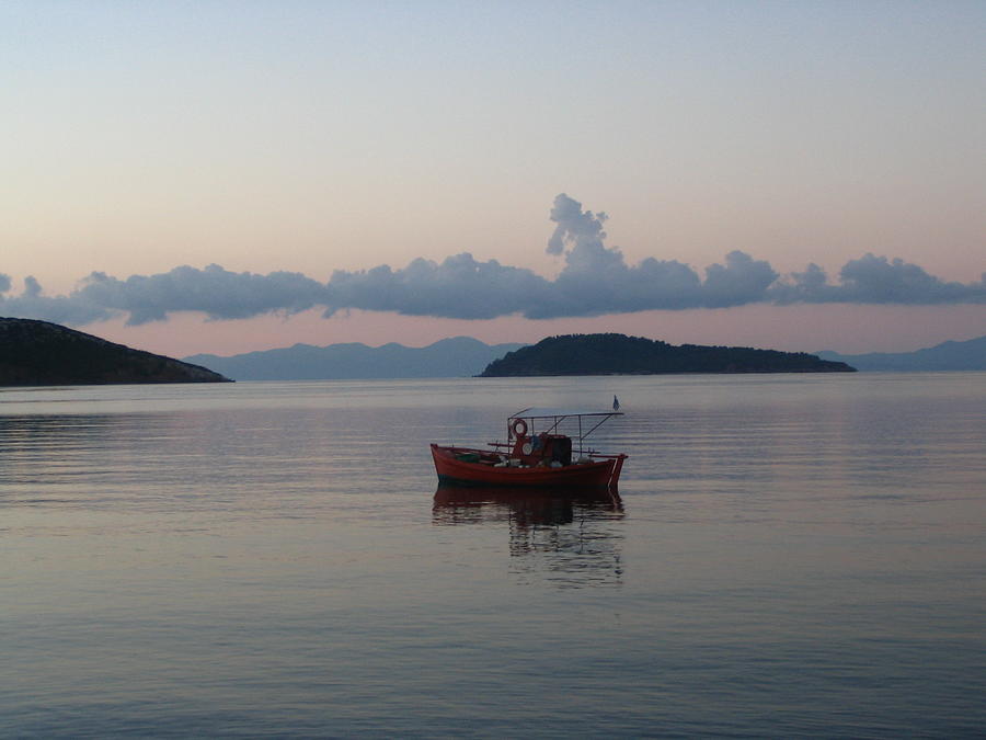 Dawn Fishing #1 Photograph by Yvonne Ayoub