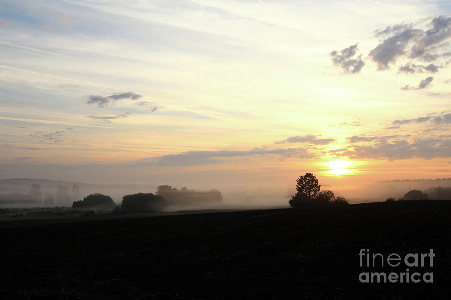 Dawn over rural countryside #1 Photograph by Michal Boubin