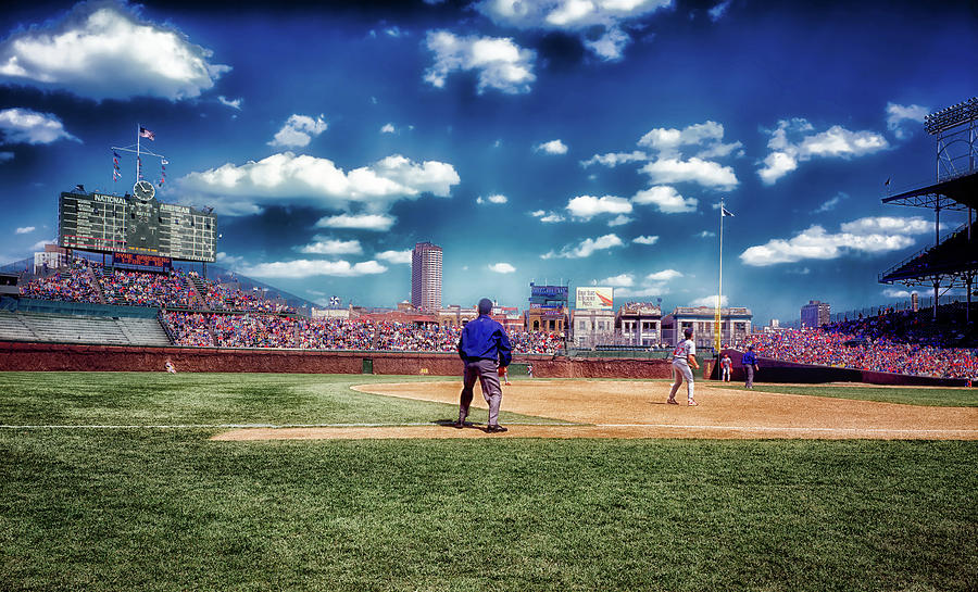 Baseball at Wrigley Field in the 1990s Photograph by Mountain Dreams - Fine  Art America