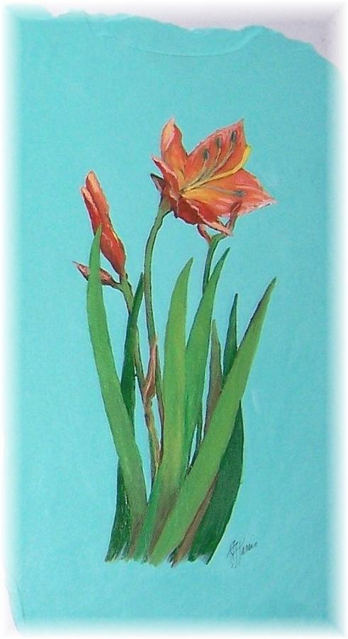 Day Lily #1 Painting by Jim Harris