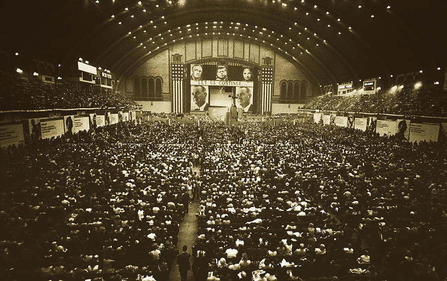 Day One At The Democratic National Convention 1964 Photograph by ...