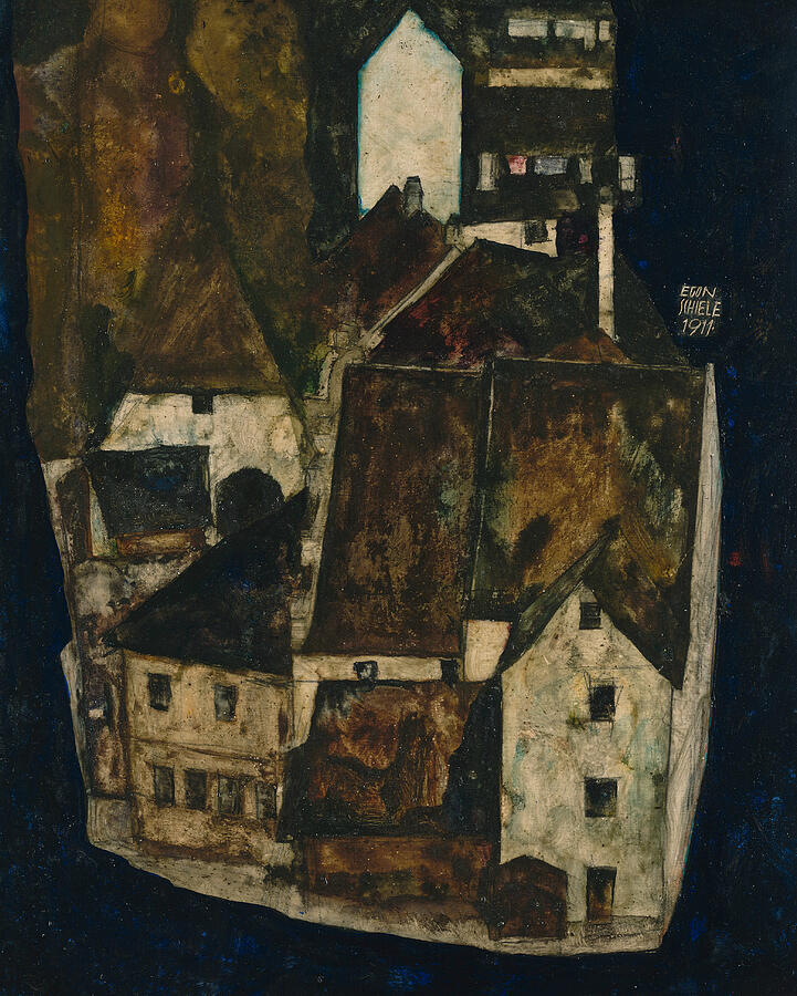 Dead City III, from 1911 Painting by Egon Schiele