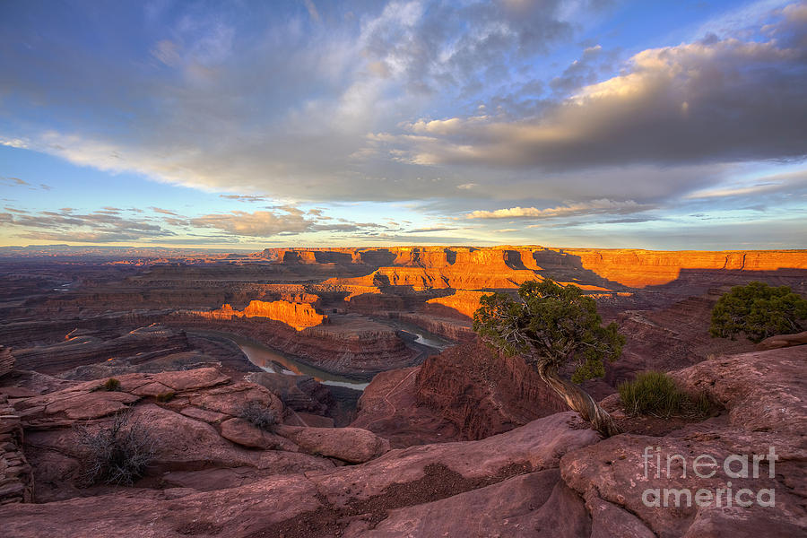 Sunrise At Dead Horse Point Photograph by Spencer Baugh