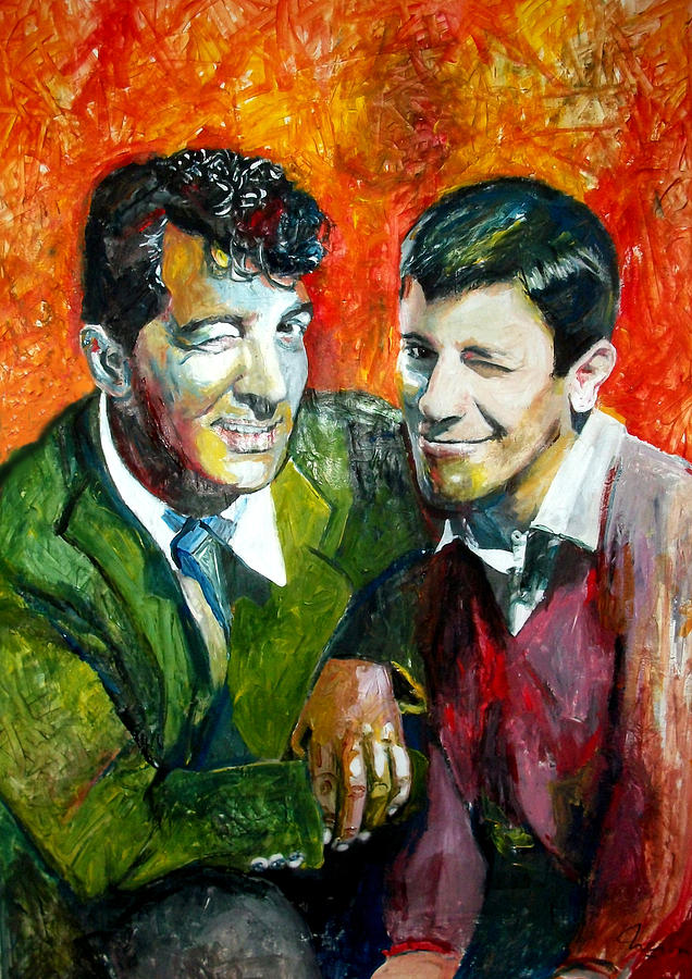 Jerry Lewis Painting - Dean And Jerry #2 by Marcelo Neira