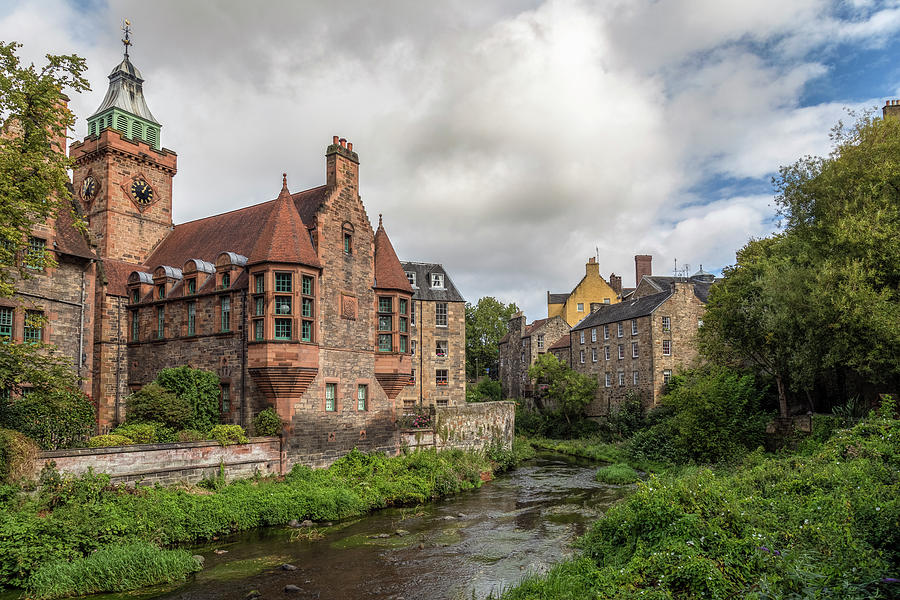 Architecture Photograph - Dean Village - Scotland #1 by Joana Kruse