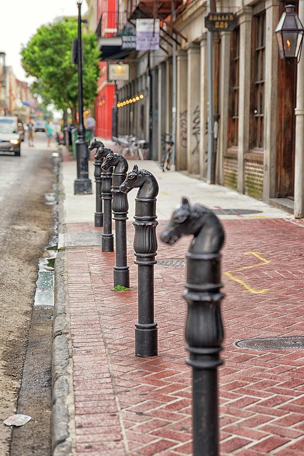 Decatur Street Hitching Post Photograph by Victor Culpepper