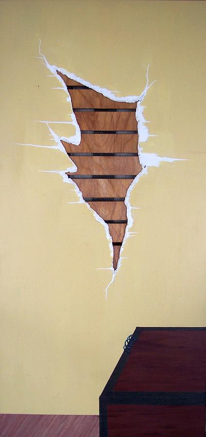 Abstract Painting - Decay of structure #1 by Drew Spence
