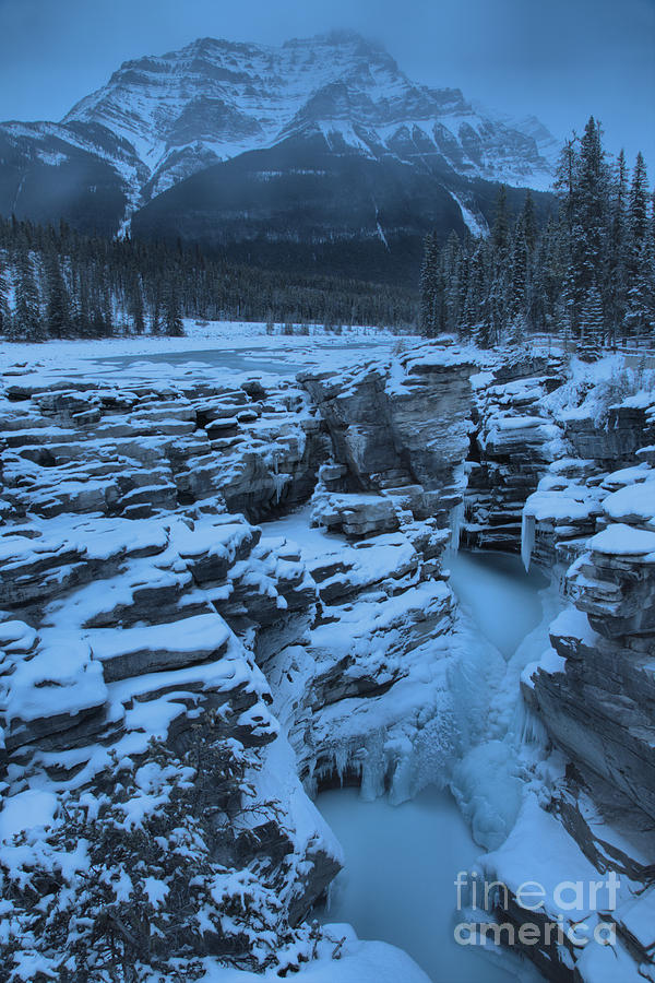 Deep Freeze At Athabasca Falls #1 Photograph by Adam Jewell