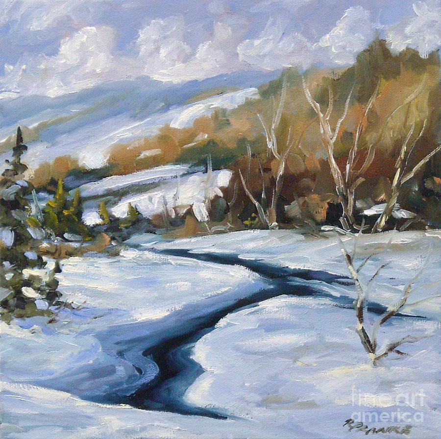Nature Painting - Deep Snow #2 by Richard T Pranke