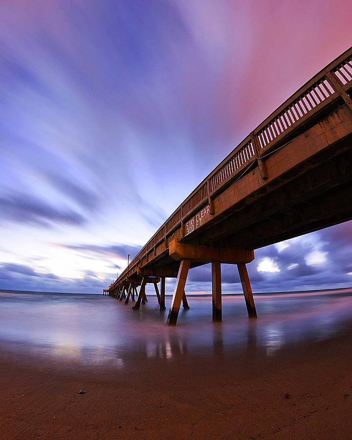 Pier Photograph - Deerfield Beach, Florida pier #1 by Paul Cook