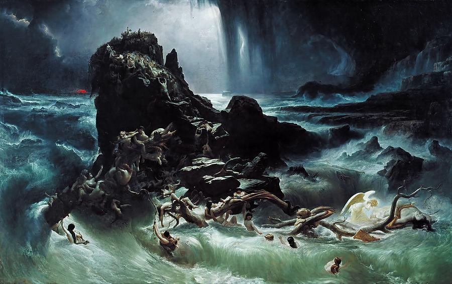Deluge #1 Painting by Francis Danby