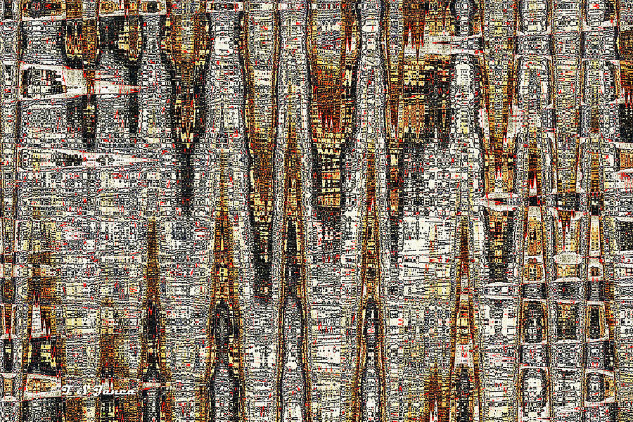 Dendrites Abstract #1 Digital Art by Tom Janca