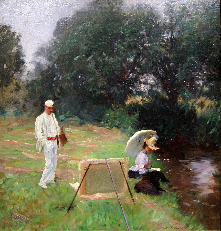 Dennis Miller Bunker Painting at Calcot Painting by John Singer Sargent ...