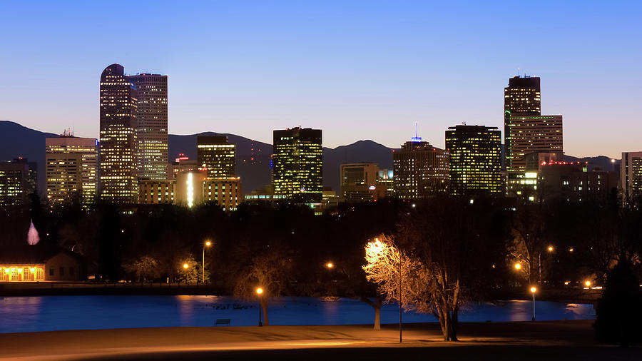 Denver Colorado Mountain Skyline Photograph by Gregory Ballos | Pixels