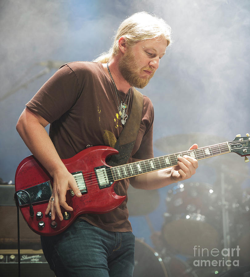 Derek Trucks with The Allman Brothers Band #2 Photograph by David Oppenheimer