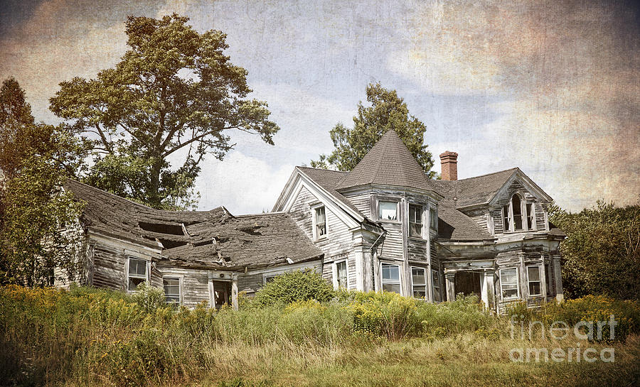 Architecture Photograph - Derelict house #1 by Jane Rix