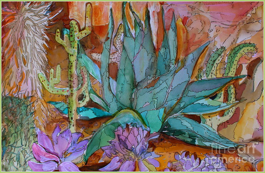 Desert Heat #2 Painting by Mindy Newman
