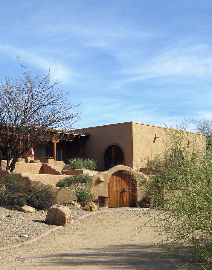 Architecture Photograph - Desert Home  #2 by Gordon Beck