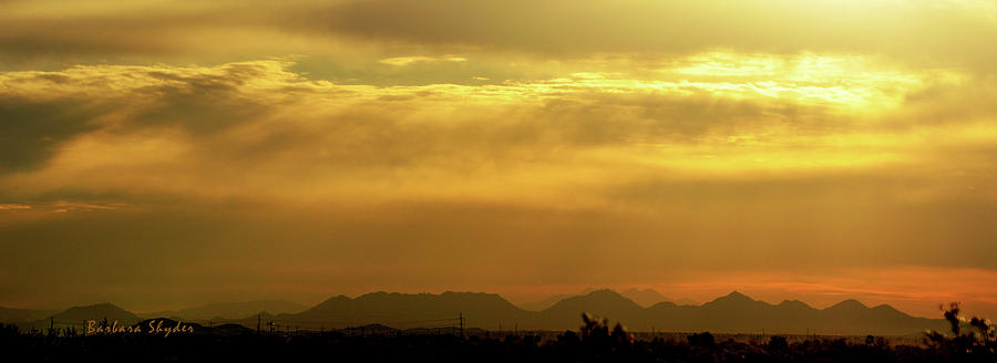 Desert Sunrise Surprise Arizona Photo #1 Photograph by Barbara Snyder