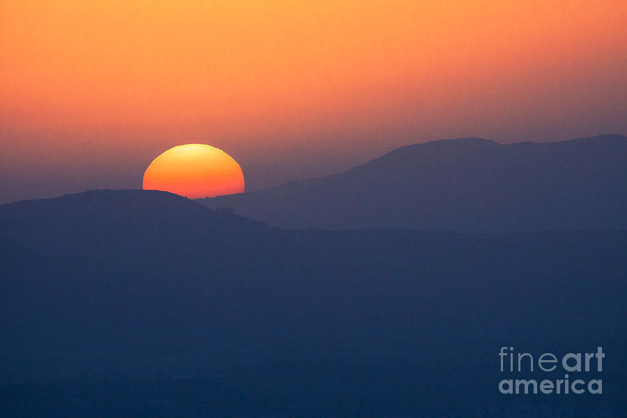 Desert Sunset #1 Photograph by Nir Ben-Yosef