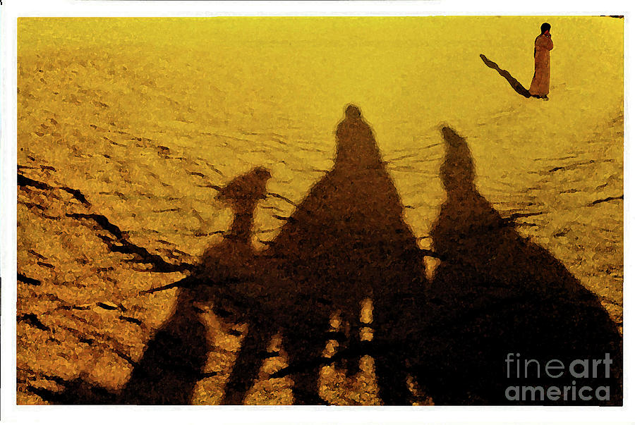 Camel Photograph - Desert Trek #1 by Elizabeth Hoskinson
