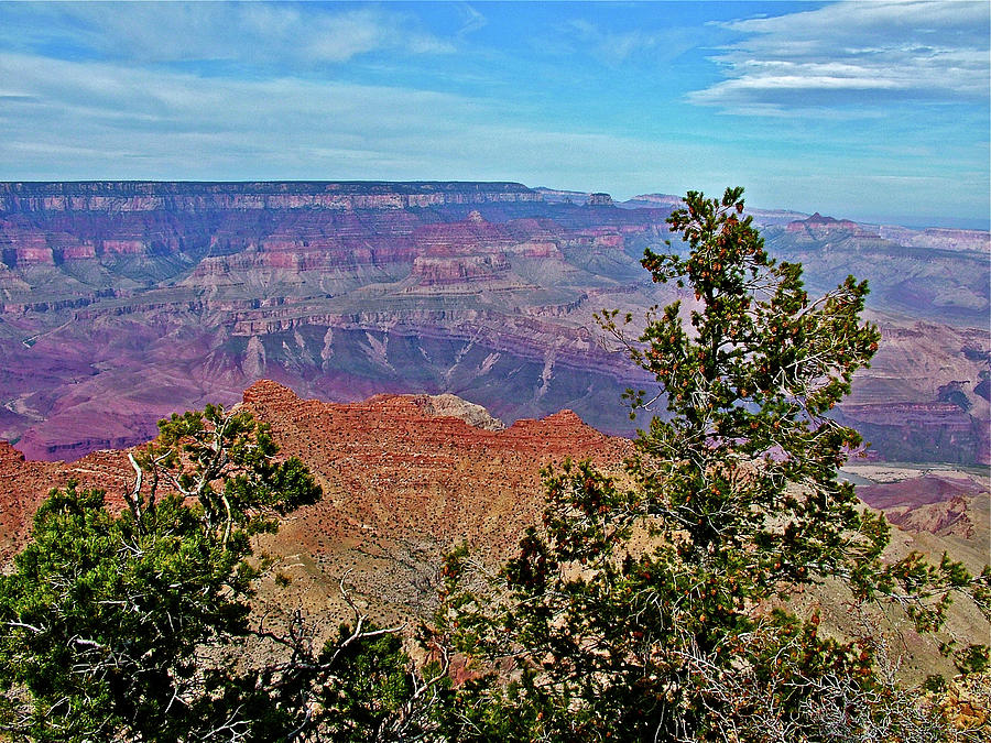 Desert Watchtower View on East Side of South Rim of Grand Canyon National Park-Arizona   #1 Photograph by Ruth Hager
