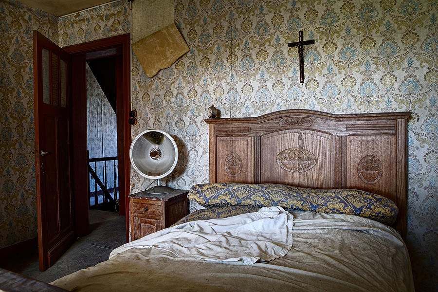 Deserted Bed Room - Urban Exploration #1 Photograph by Dirk Ercken