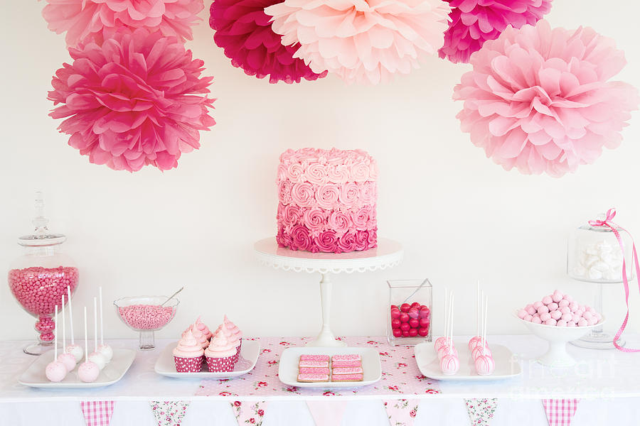 Cake Photograph - Dessert table #1 by Ruth Black