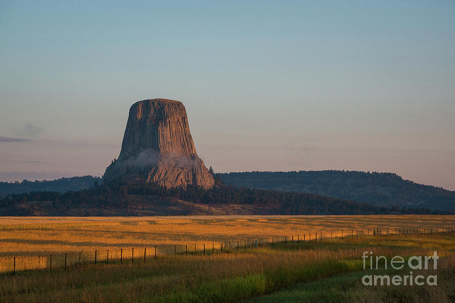 Devils Tower Sunrise  #1 Photograph by Michael Ver Sprill