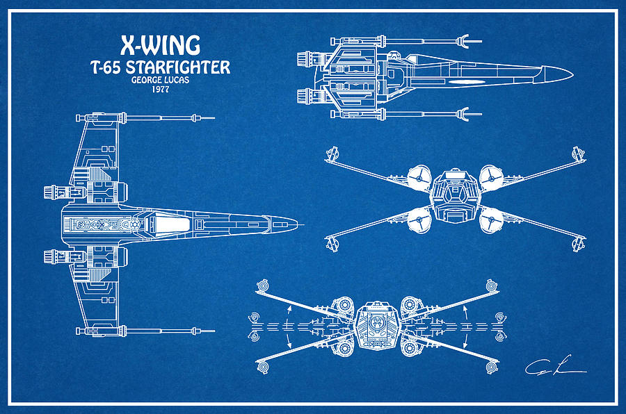 Star Wars T-65 X-Wing Starfighter Schematics Navy Men/'s T-Shirt New.