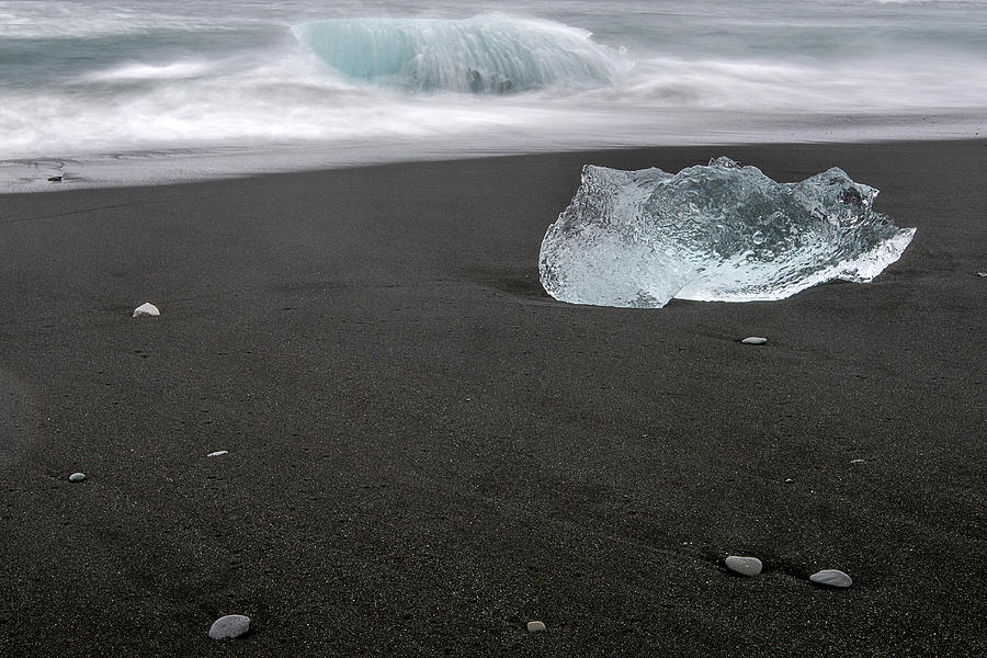 Diamonds floating in beaches, Iceland #1 Photograph by Pradeep Raja PRINTS