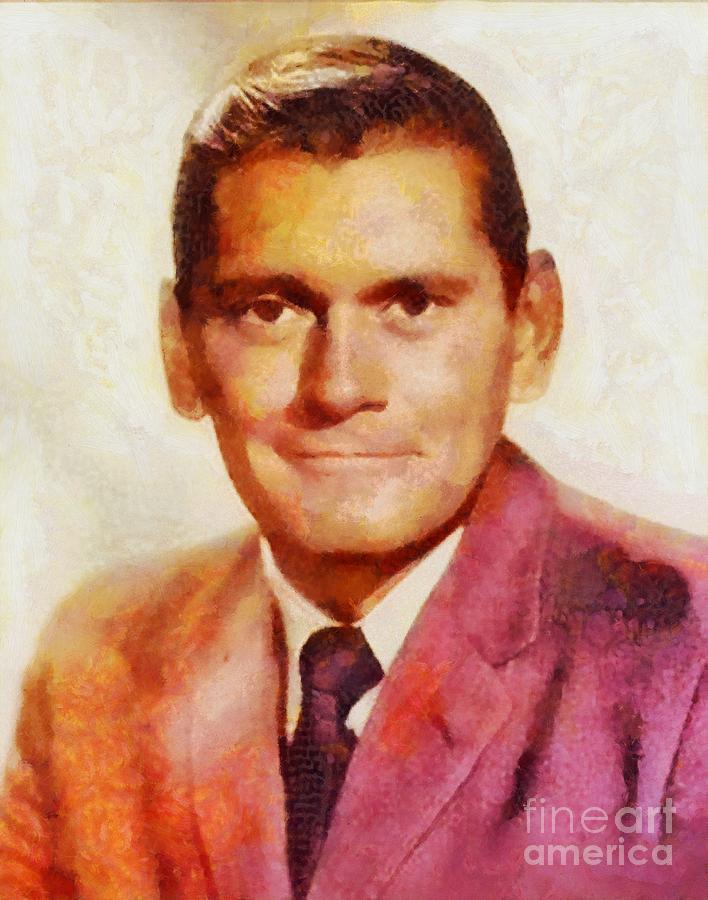 Hollywood Painting - Dick York, Vintage Hollywood Actor #1 by Esoterica Art Agency