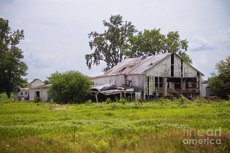 Dilapidated Michigan Barn #1 Photograph by Karen Jorstad