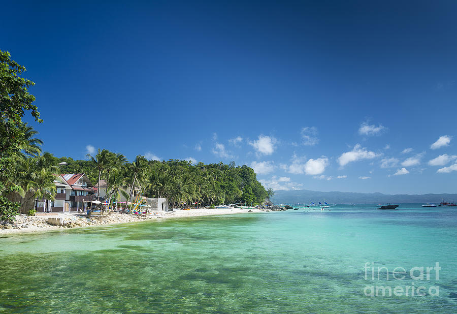 Diniwid Beach In Tropical Paradise Boracay Philippines #1 Photograph by JM Travel Photography