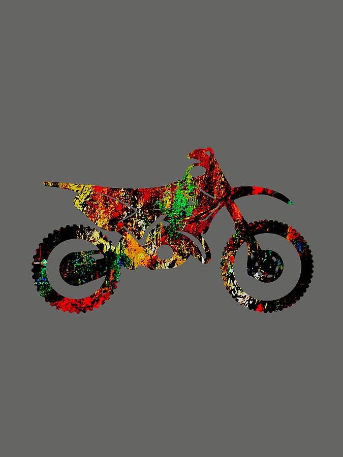 Sports Mixed Media - Dirt Bike Collection #1 by Marvin Blaine