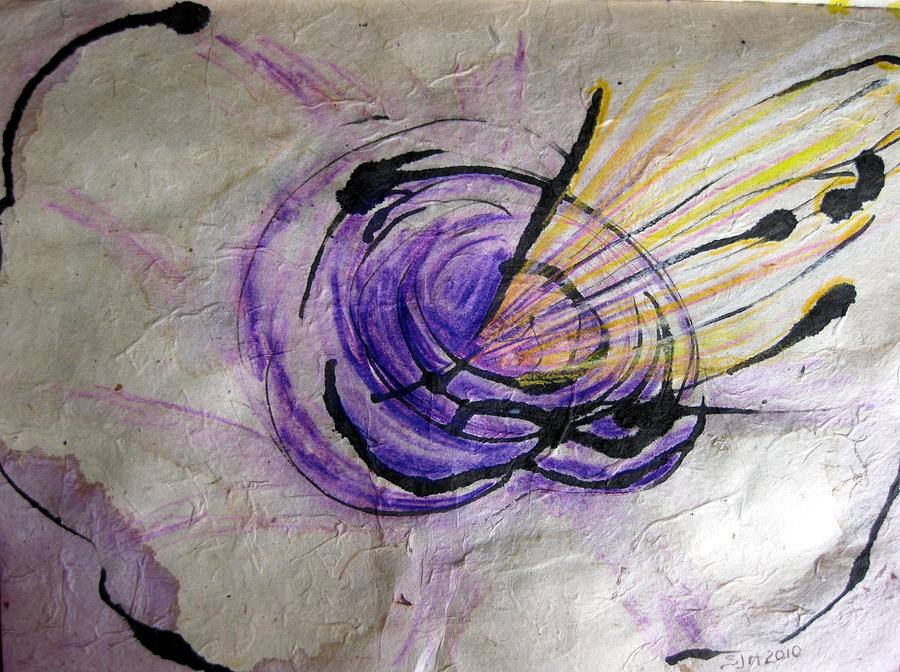 Discovering Flame #1 Mixed Media by Sarah Hornsby