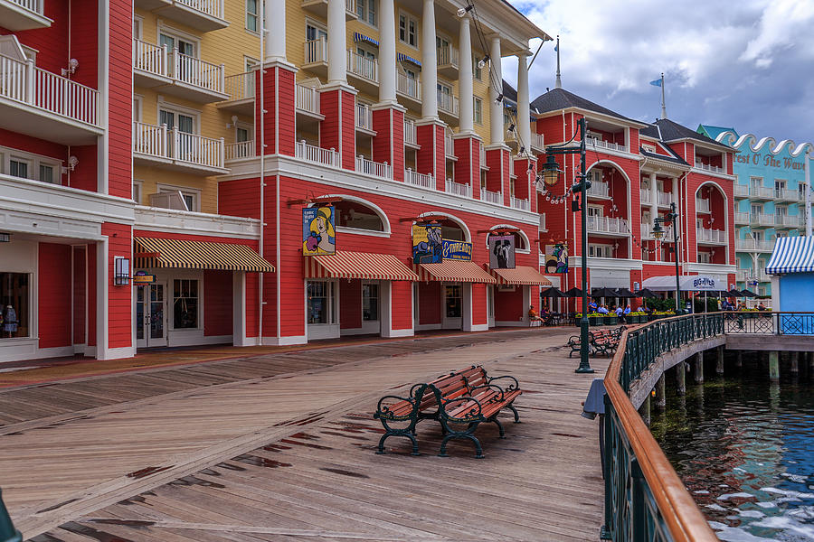 Disney Boardwalk Photograph by Charles A LaMatto - Pixels