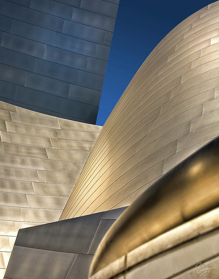 Disney Hall Abstract 2 Photograph by Endre Balogh