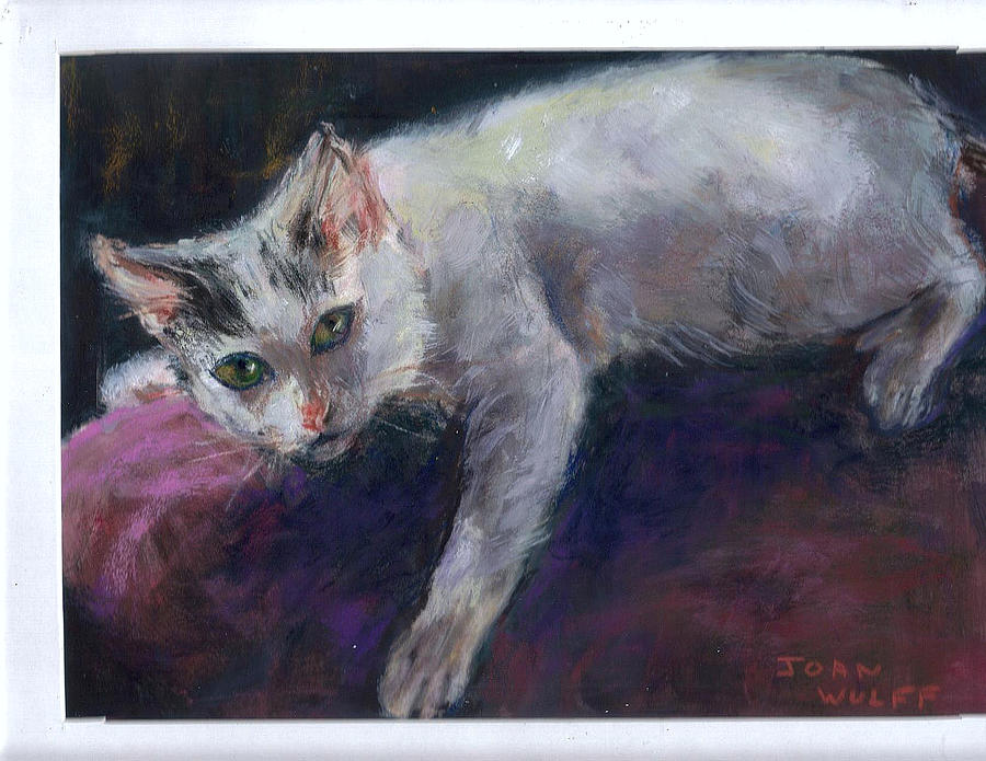 Cat Pastel - Diva #1 by Joan Wulff
