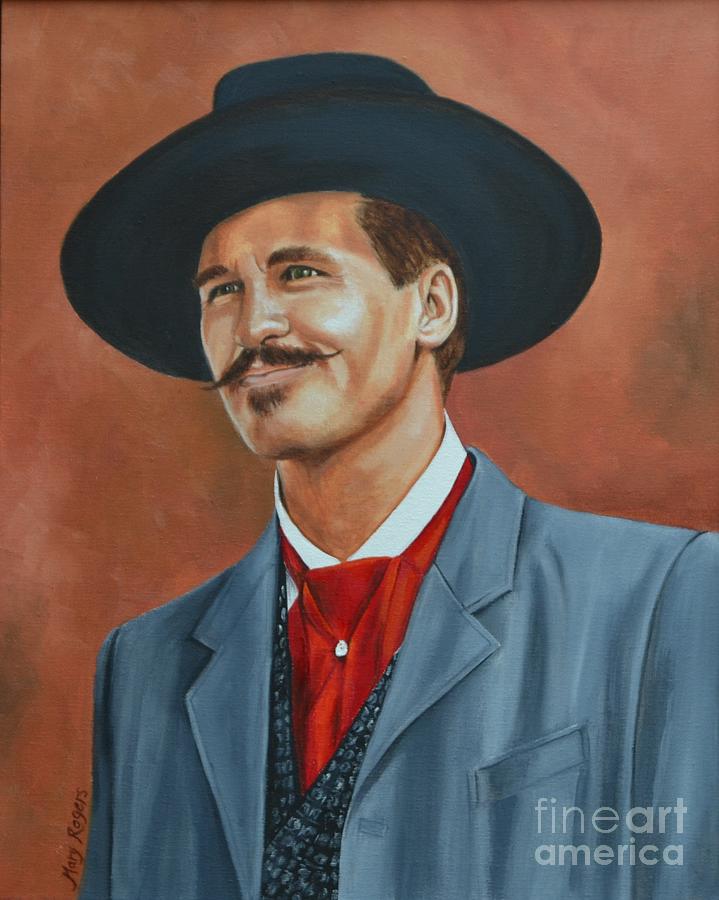 Doc Holiday Painting by Mary Rogers
