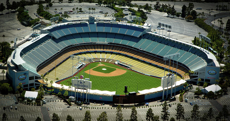 Dodger Stadium At Sunset Photograph by Mountain Dreams - Pixels