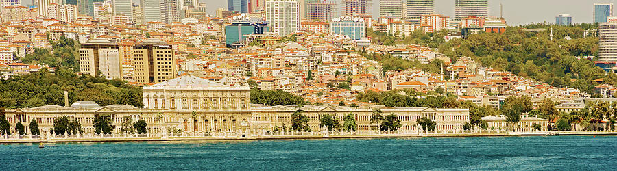Dolmabahce palace, view from Bosphorus in Istanbul, Turkey #1 Photograph by Marek Poplawski