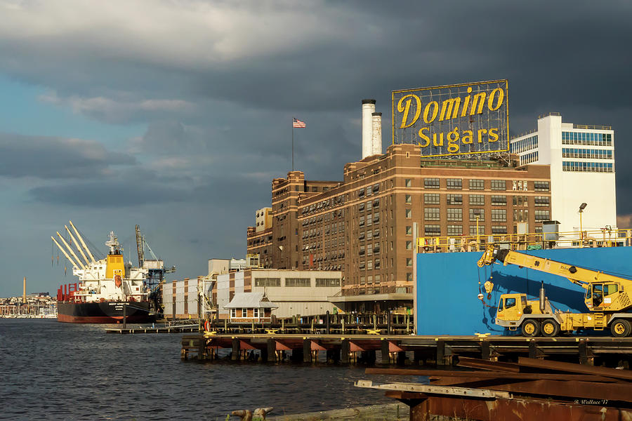 Domino Sugars Sign #1 Photograph by Brian Wallace