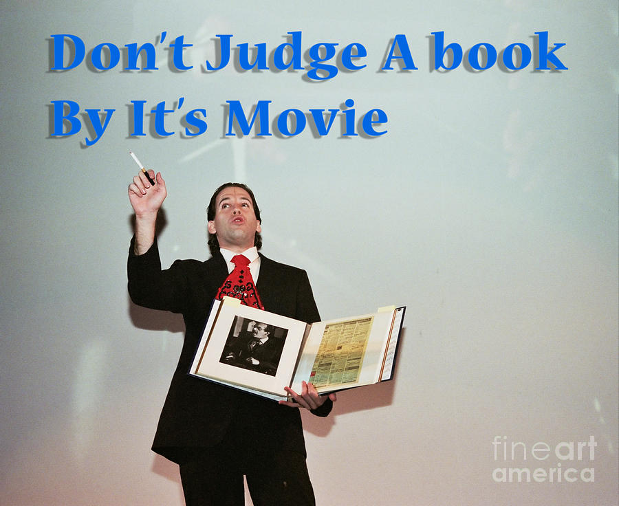 Rocky Movie Photograph - Dont judge a book by its movie. #1 by Humorous Quotes