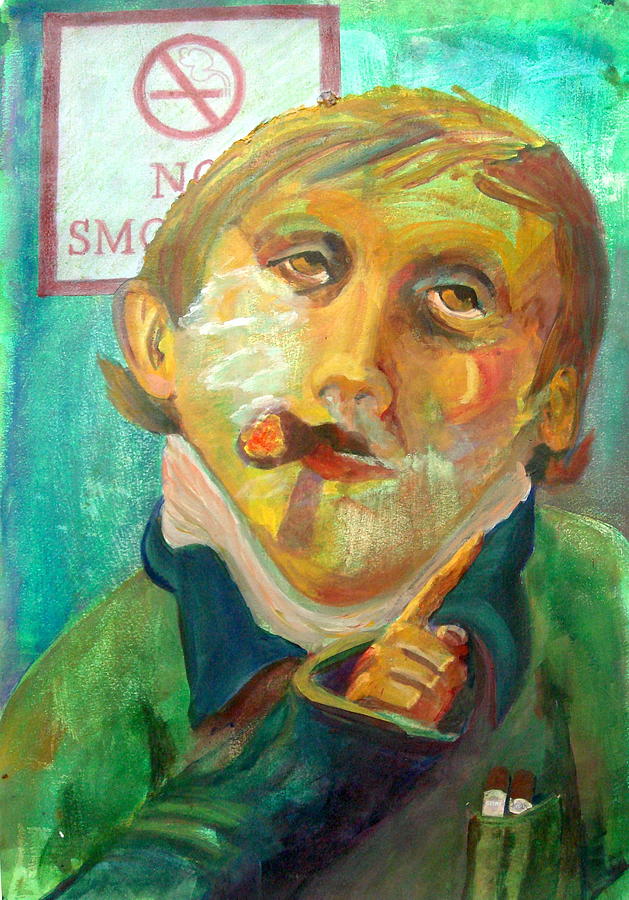 Dont Smoke Mixed Media by Buff Holtman