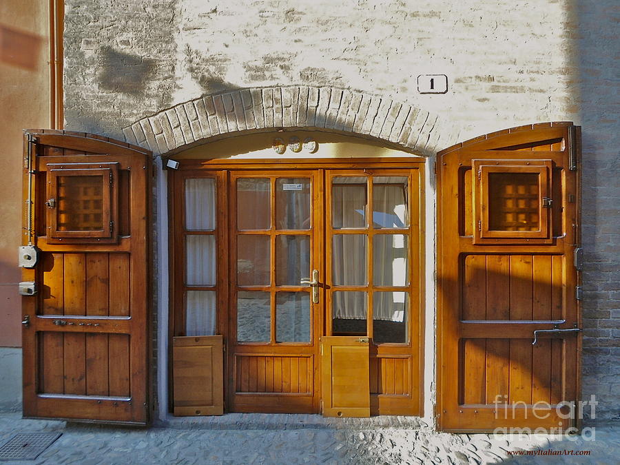 Door in Brisighella, Italy #1 Photograph by Italian Art